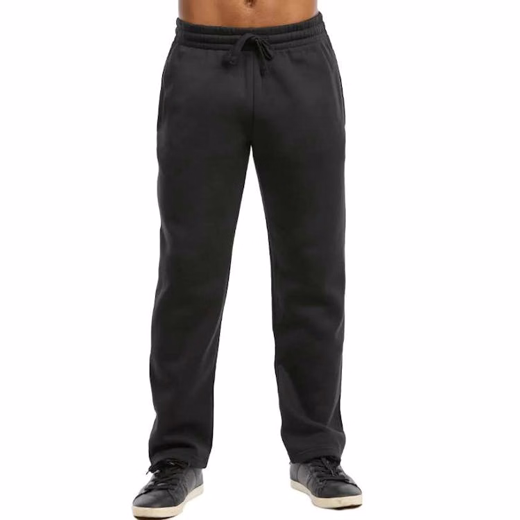 Men's Fleece Sweatpants - Black 2X