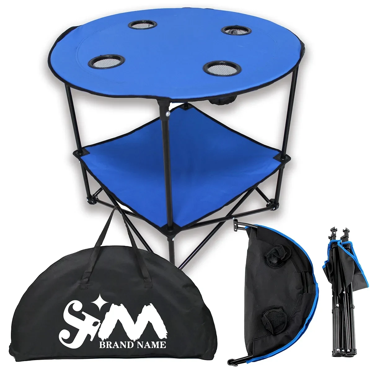 Outdoor Camping portable Foldable table with Cup Holders 1