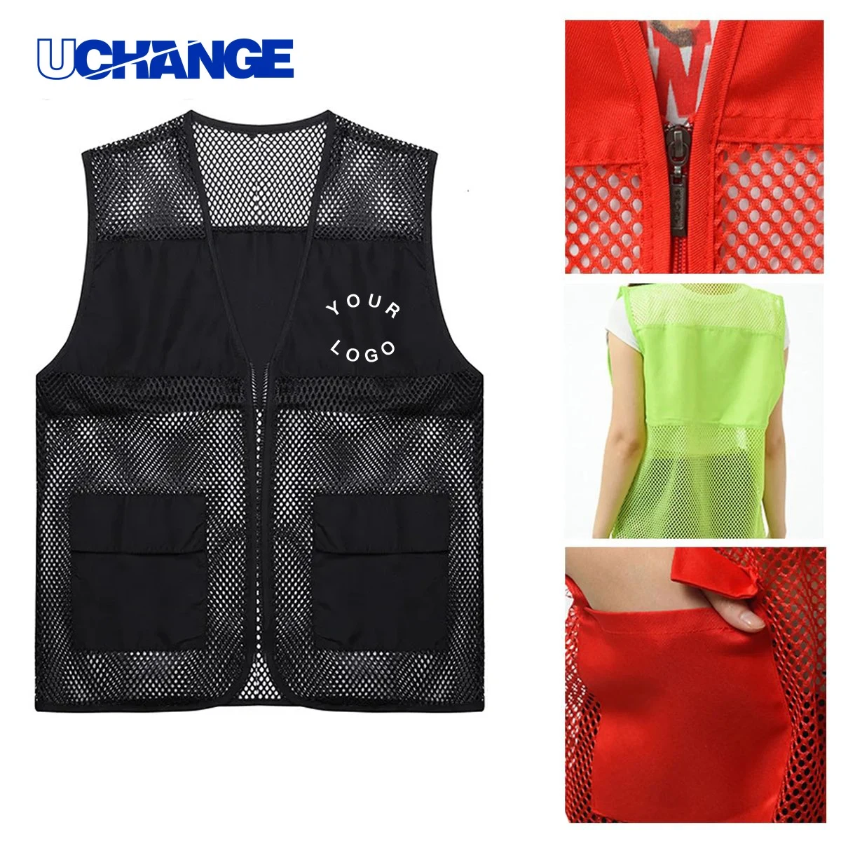 Volunteer Team Vest with Practical Storage Pockets for Events 1