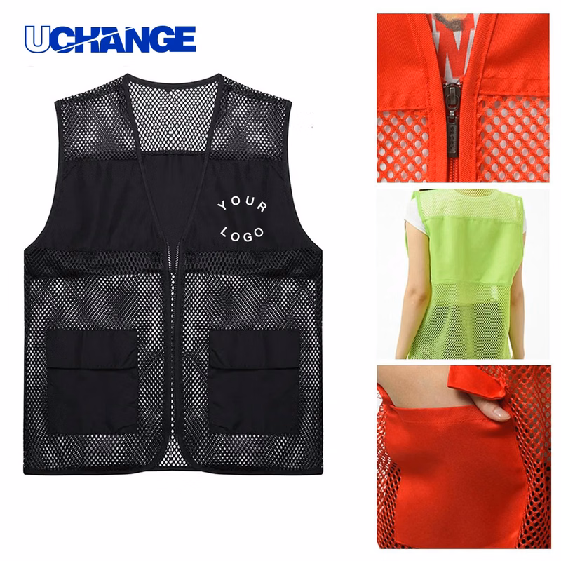 Volunteer Team Vest with Practical Storage Pockets for Events