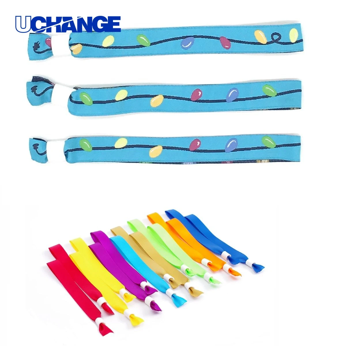 Full Color Woven Fabric Event Wristband 1