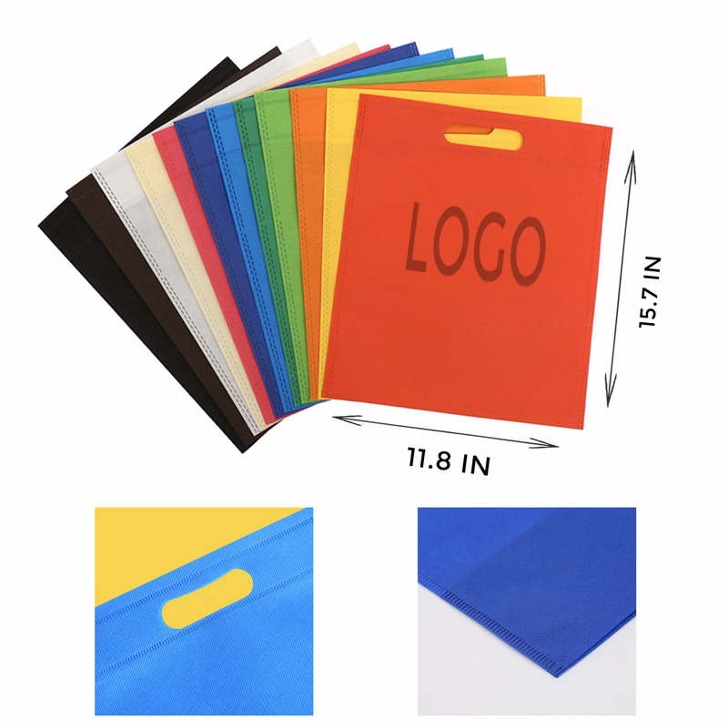 MOQ 10 PCS Versatile Non - woven Flat Bag