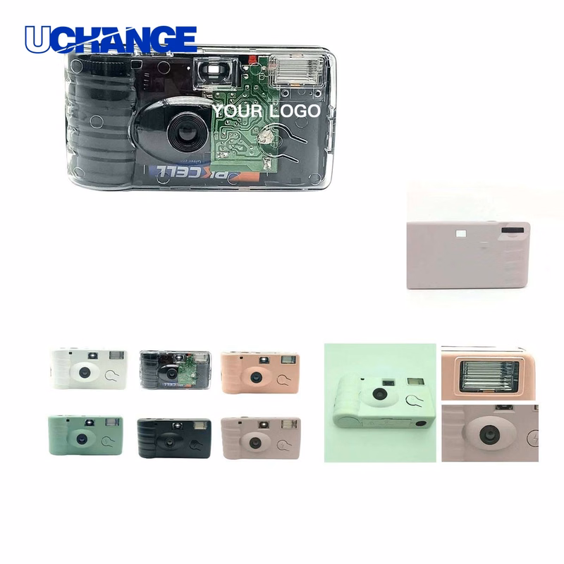 Polystyrene Disposable Camera with Flash