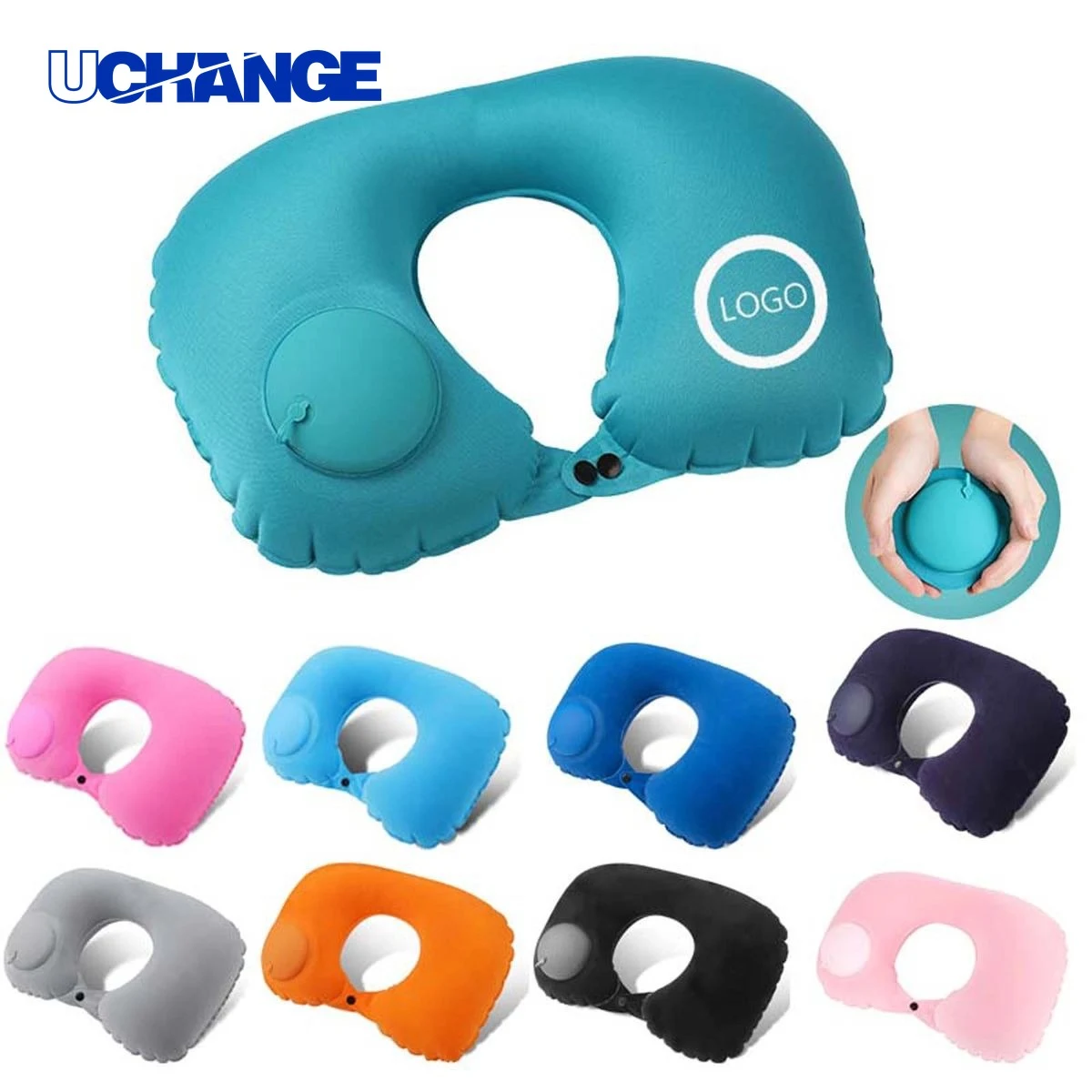 Self Inflatable Neck Pillow for Travel and Rest 1