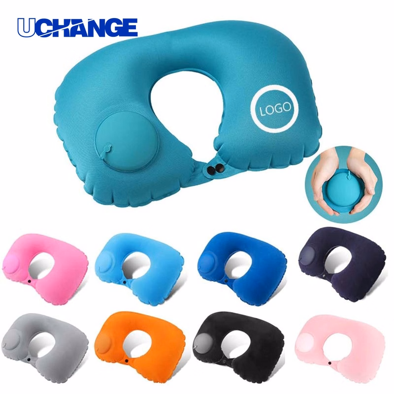 Self Inflatable Neck Pillow for Travel and Rest