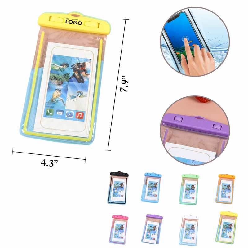 MOQ100 Glowing Waterproof Phone Case for Outdoor Use