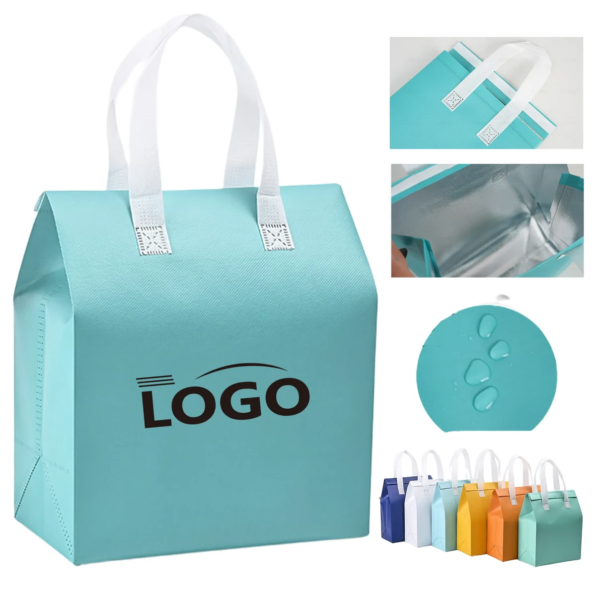 Non-Woven Insulated Lunch Tote Bag 1