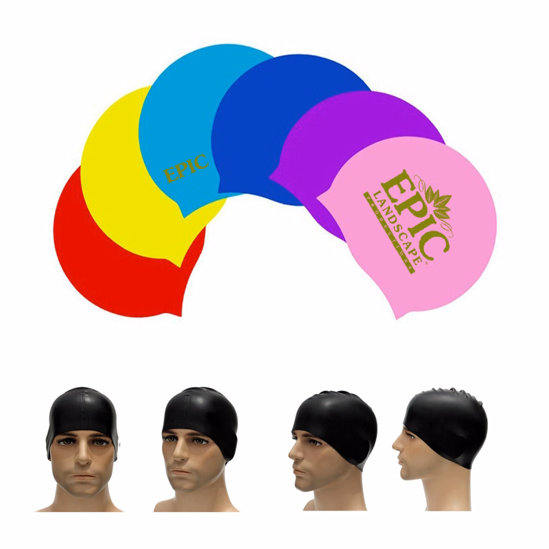 Soft Non-Slip Solid Color Silicone Swimming Cap