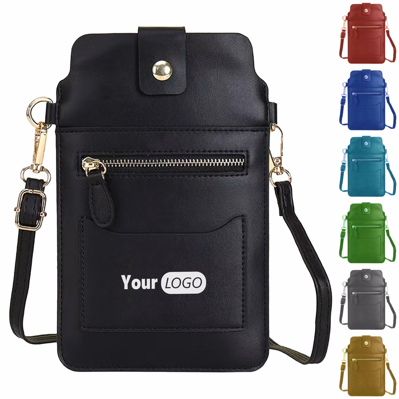 Polyurethane Customizable Multifunctional Crossbody Bag