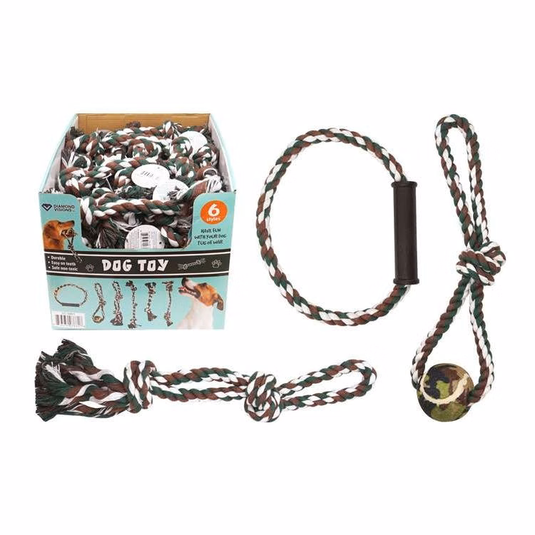 Camo Dog Rope Toys - Assorted Designs