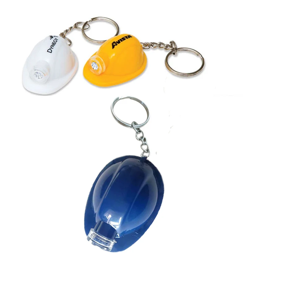 Light Up Hard Hat Key Chain 1