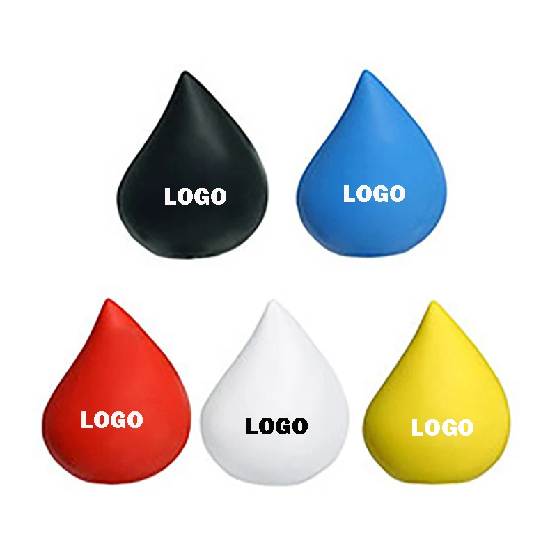 PU Stress Relief Balls for Kids Adults Water Drop 1
