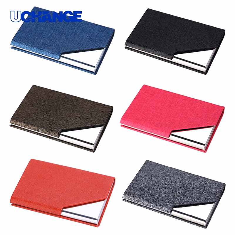 Stainless Steel PU Exhibition Card Case