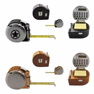5 In 1 Tape Measure Calculator Pen LED Light Sticky Notes