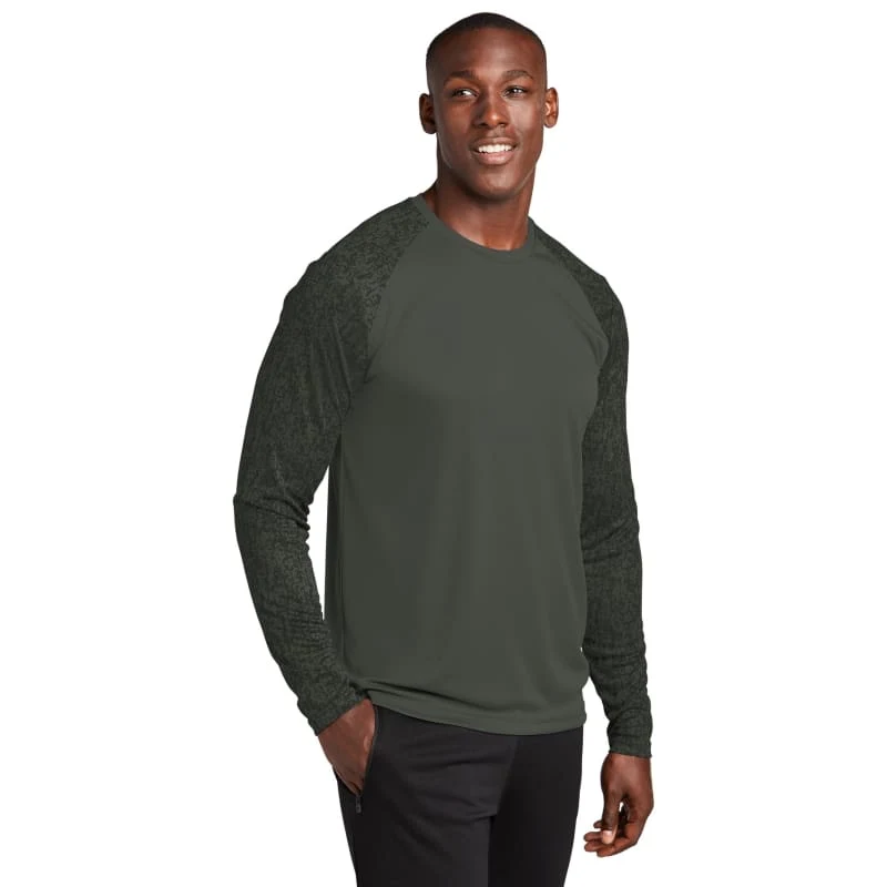 Sport-Tek Long Sleeve Digi Camo Tee. 1