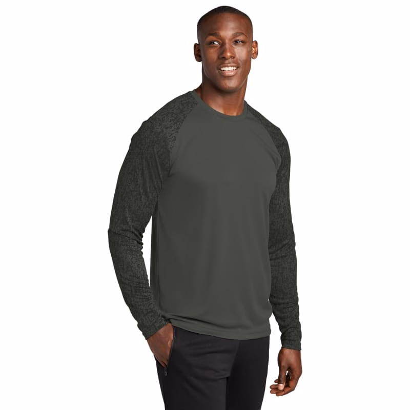 Sport-Tek Long Sleeve Digi Camo Tee.