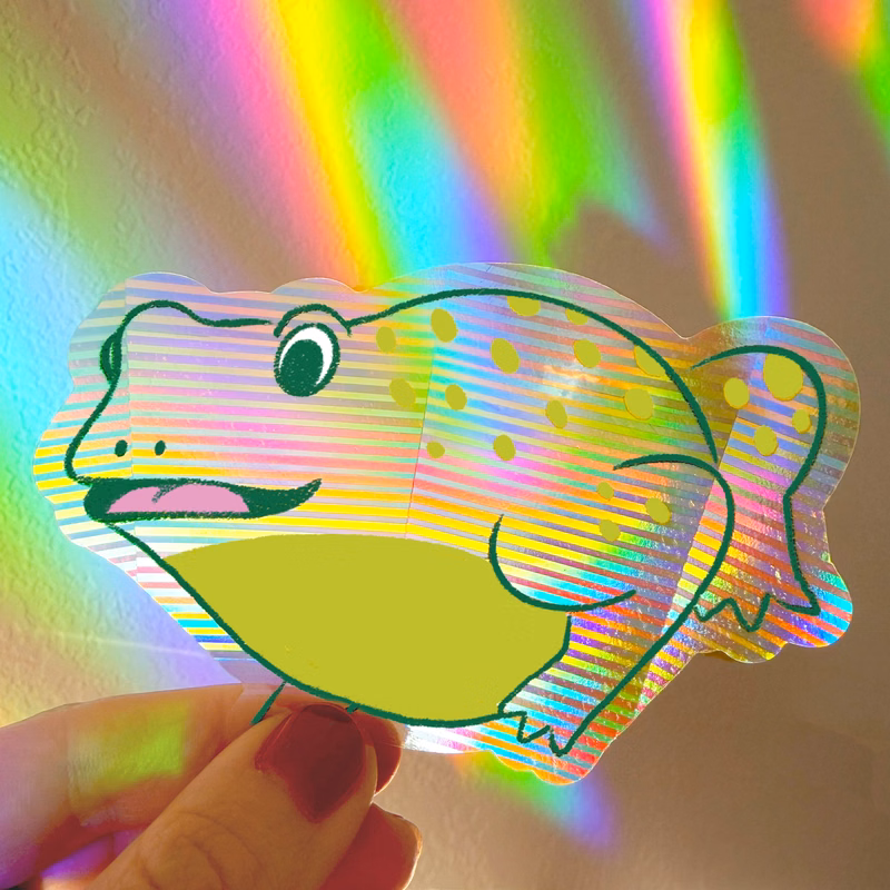 Suncatcher Rainbow Holographic Window Decals - Suncatcher Stickers - Custom Imprint