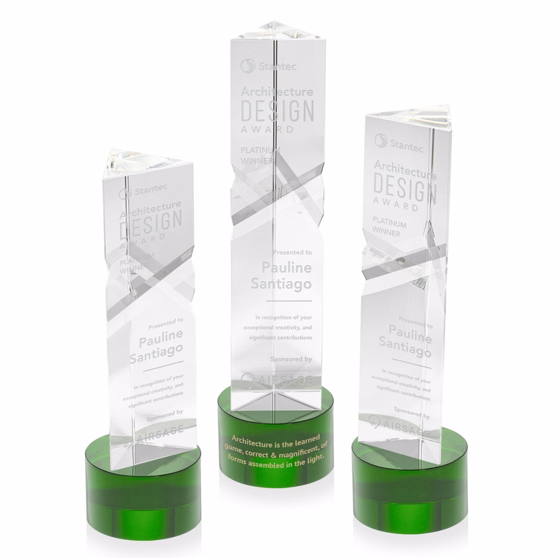 Oakham Award on Marvel Base - Green