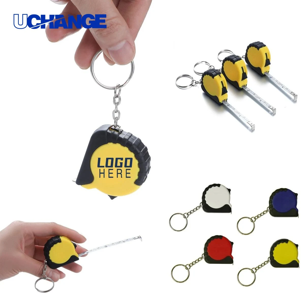 3 Ft Grip Mini Tape Measure with Keychain 1