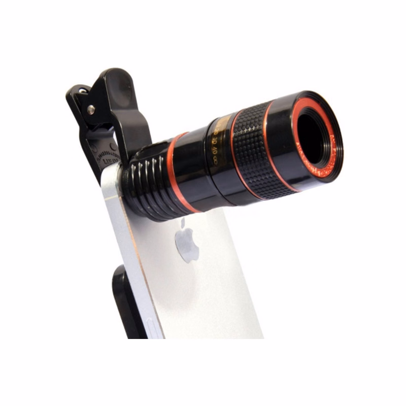 Mobile Phone 8X External Lens Telephoto Lens Kit For Phone Camera