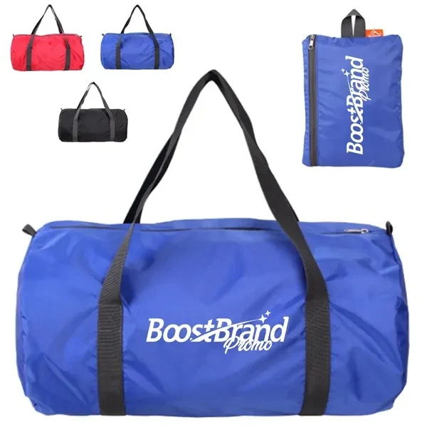 Custom Water-Resistant Foldable Travel Duffel Bag — Weekend & Corporate Travel 1