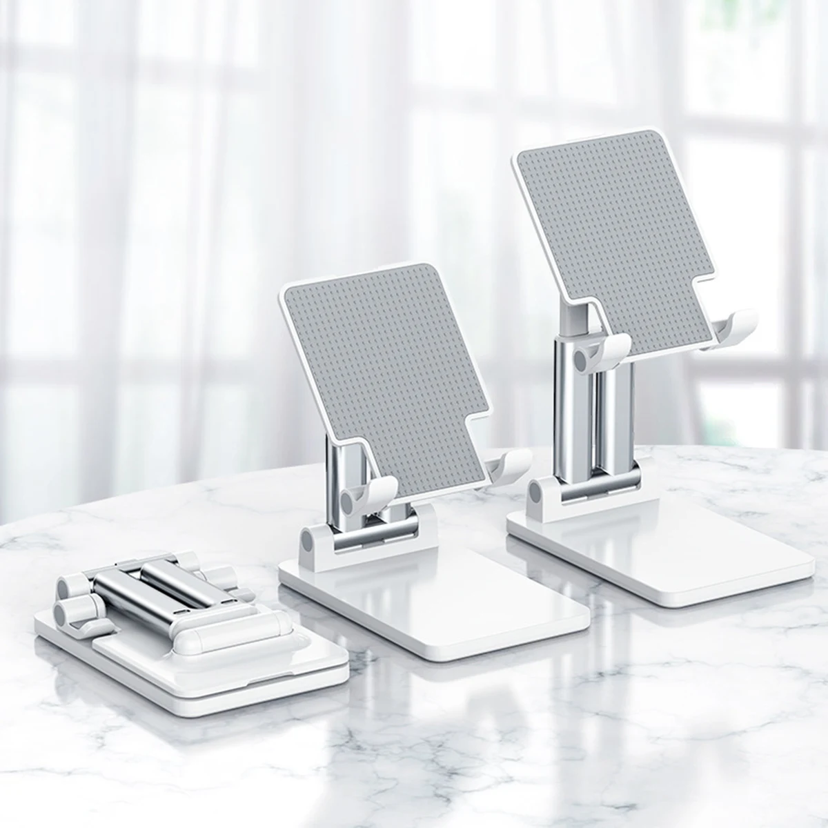 Adjustable Foldable Desktop Cell Tablet Phone Stand Holder 1