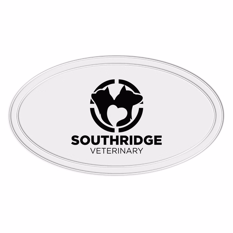 Reflective Oval Shape Sticker