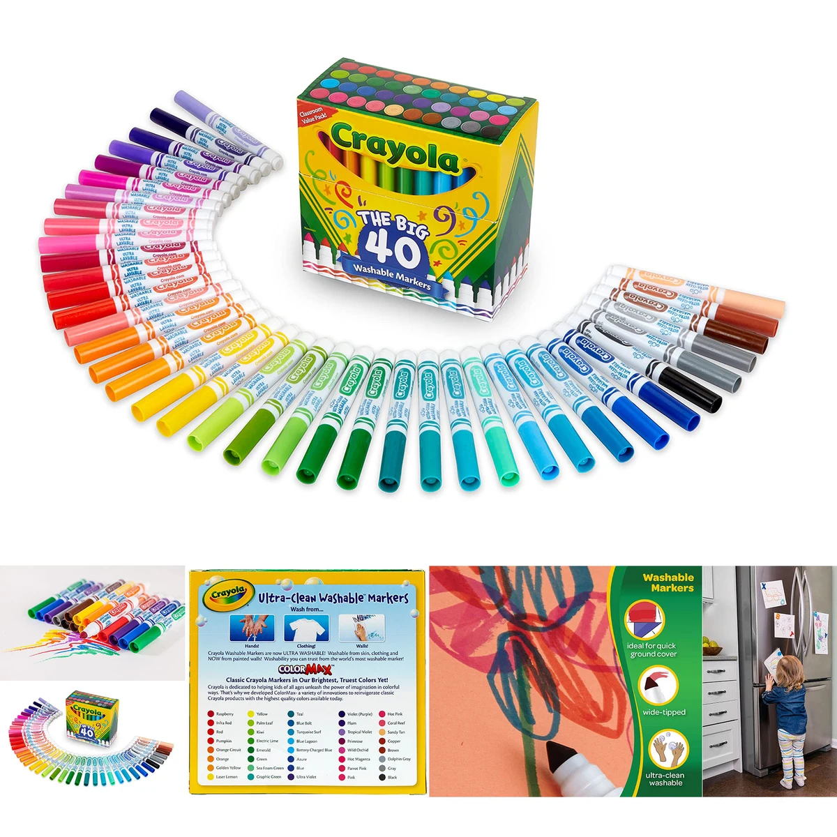 Ultra Clean Washable Markers For School 1