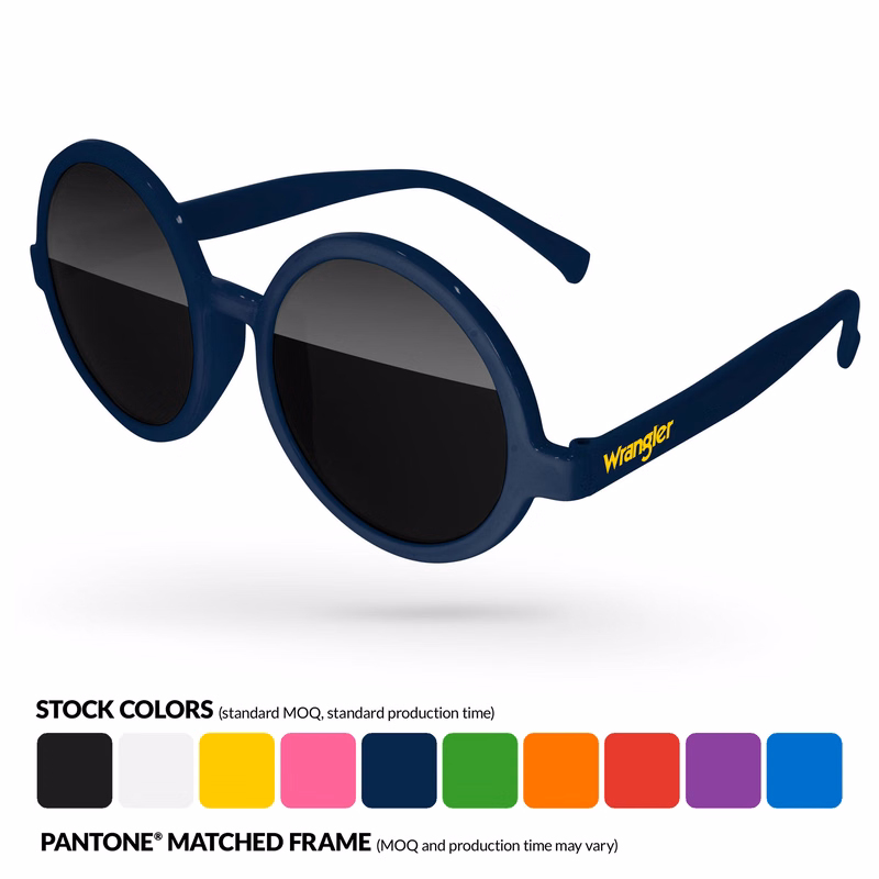 Iris Sunglasses w/ Temple Imprint
