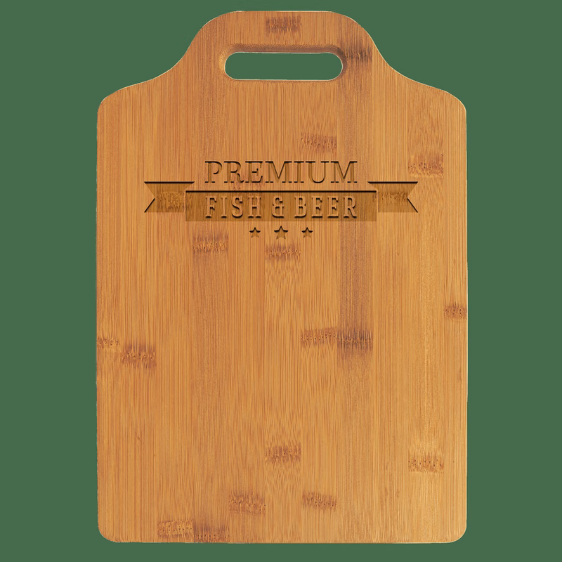 13" x 9" Bamboo Cutting Board with Handle