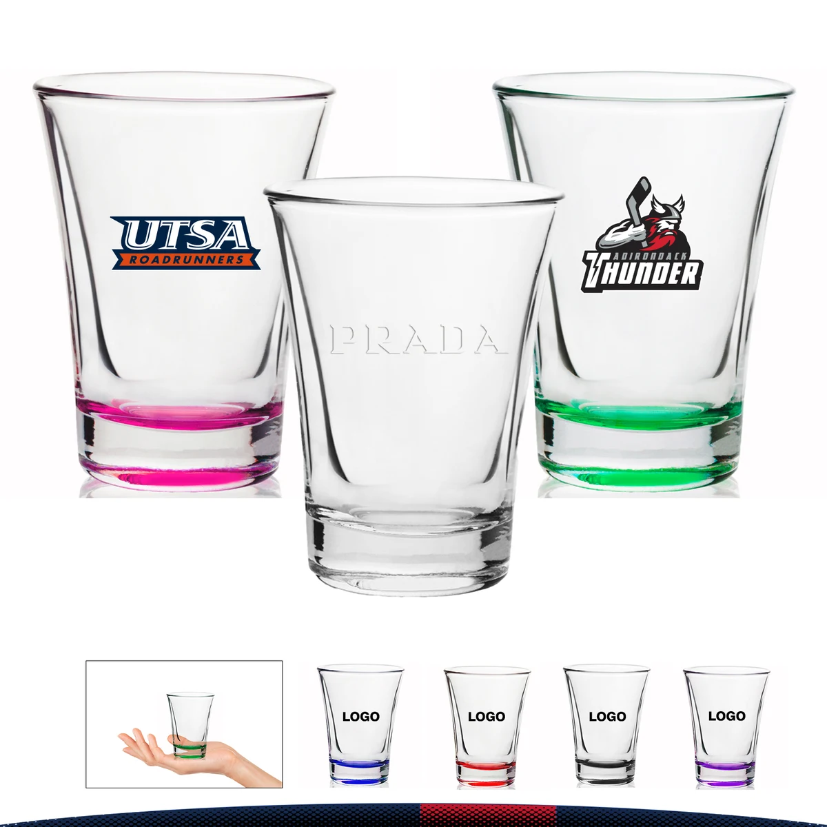 2 oz. Varina Traditional Shot Glasses 1