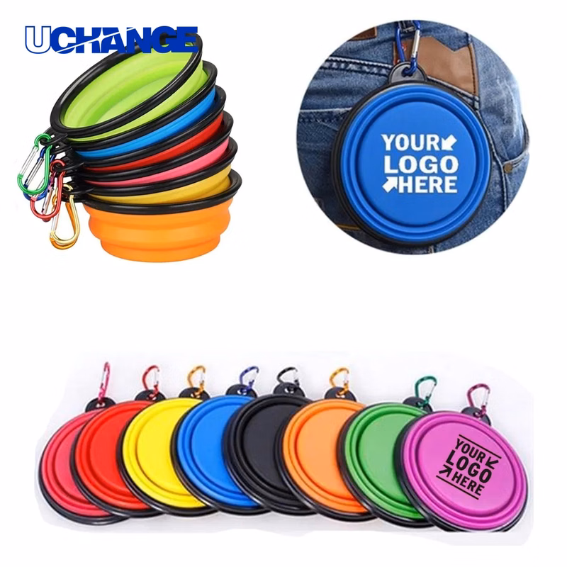 Silicone Foldable Pet Bowl Dish for Travel