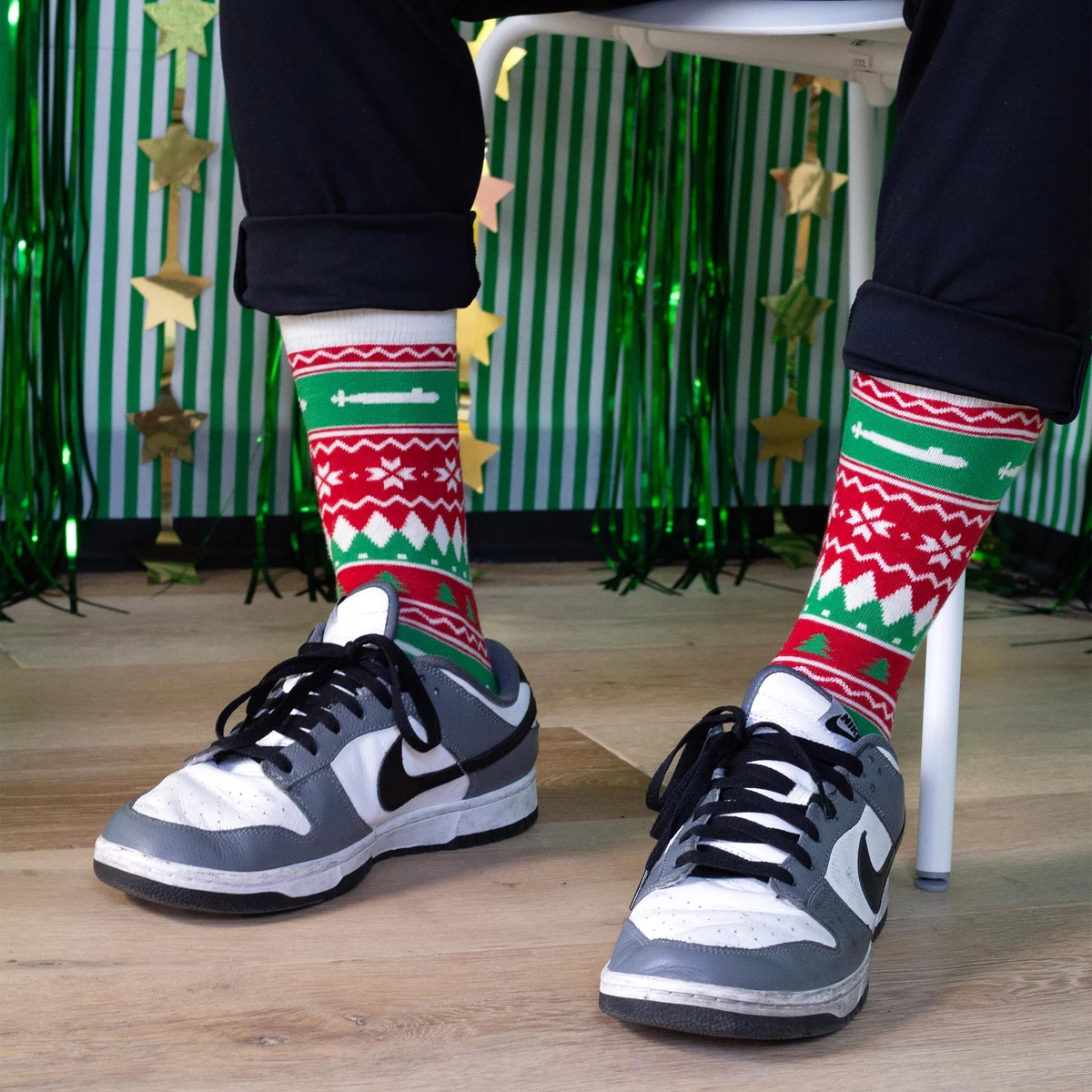Regular Holiday Socks - Festive Footwear for Any Celebration - American Made 1