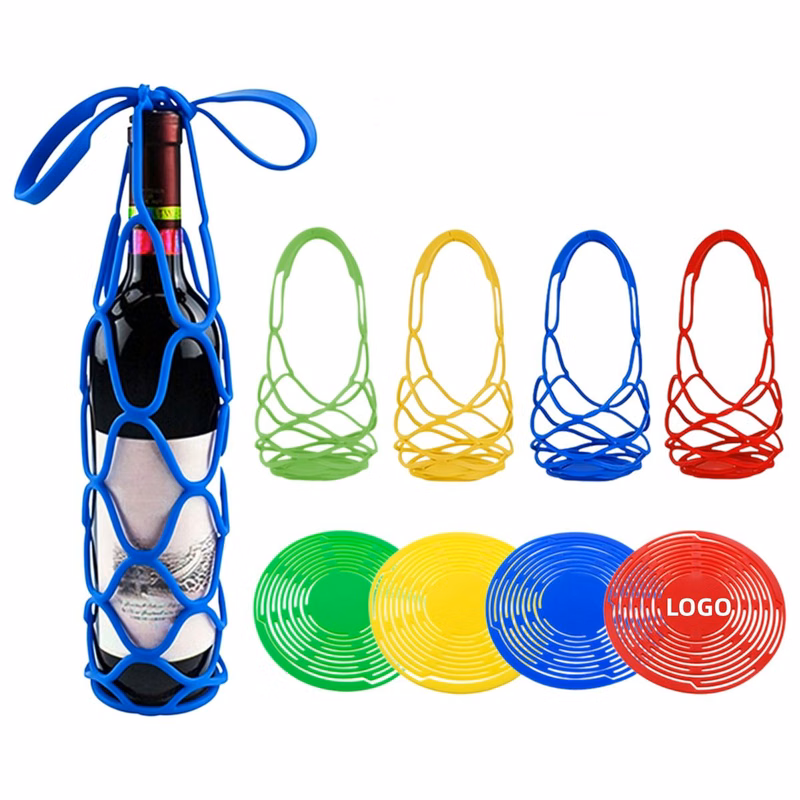 Foldable Silicone Wine Tote Bag