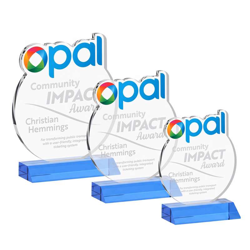 EdgeCraft Round on Mitered - Sky Blue (via Air)