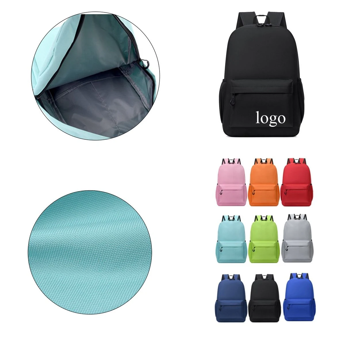 Custom Promotional Solid Backpack 1