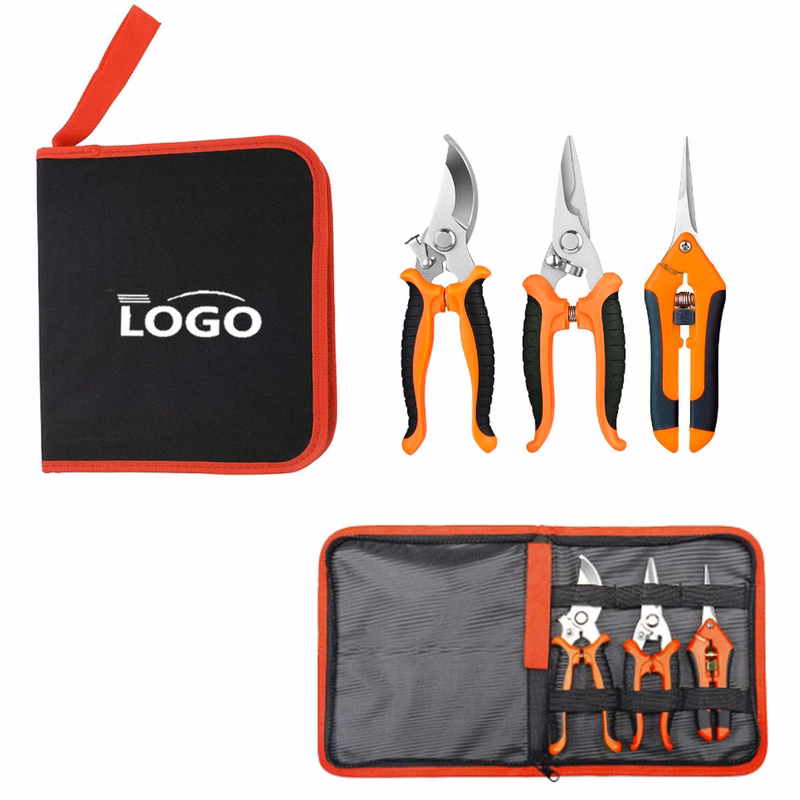 3 Piece Pruning Shears Garden Tool Set