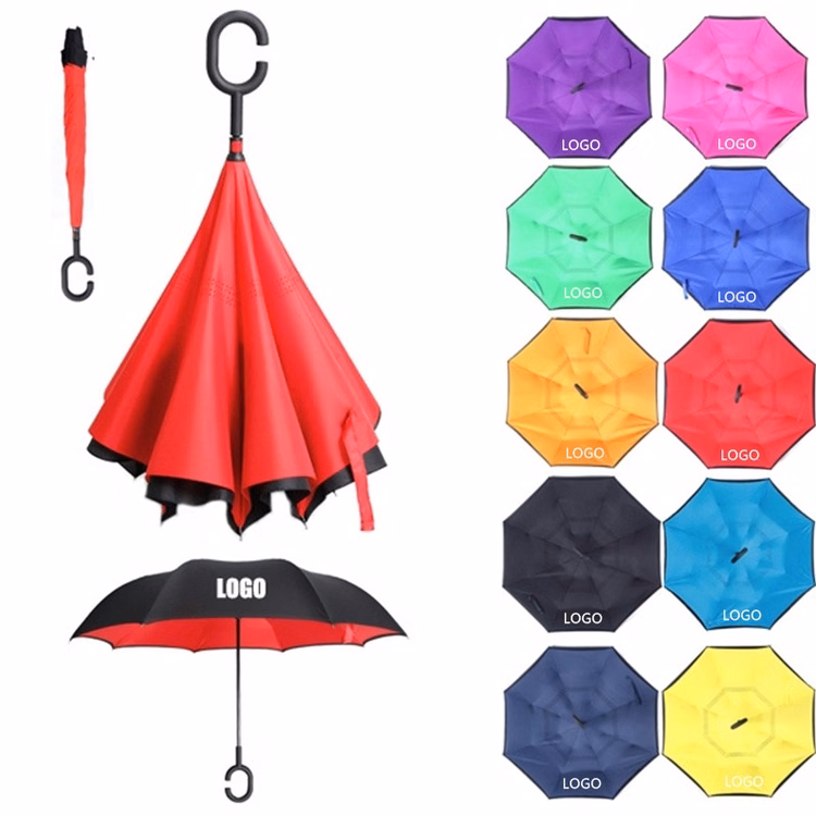 Double Layer Reverse Open Inverted Umbrella