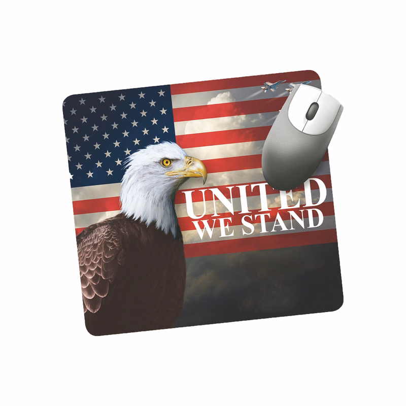 7" x 8.6" x 1/8" Antimicrobial Mouse Pad