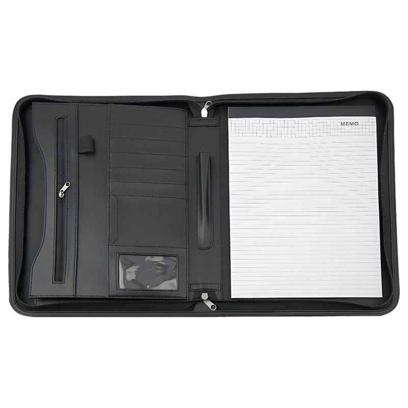 Contemporary Zippered Portfolio