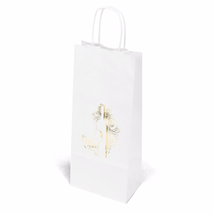 Vino - White Shopper - Foil Print