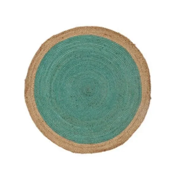 Round Shape Handmade Custom Design Jute Rugs 1