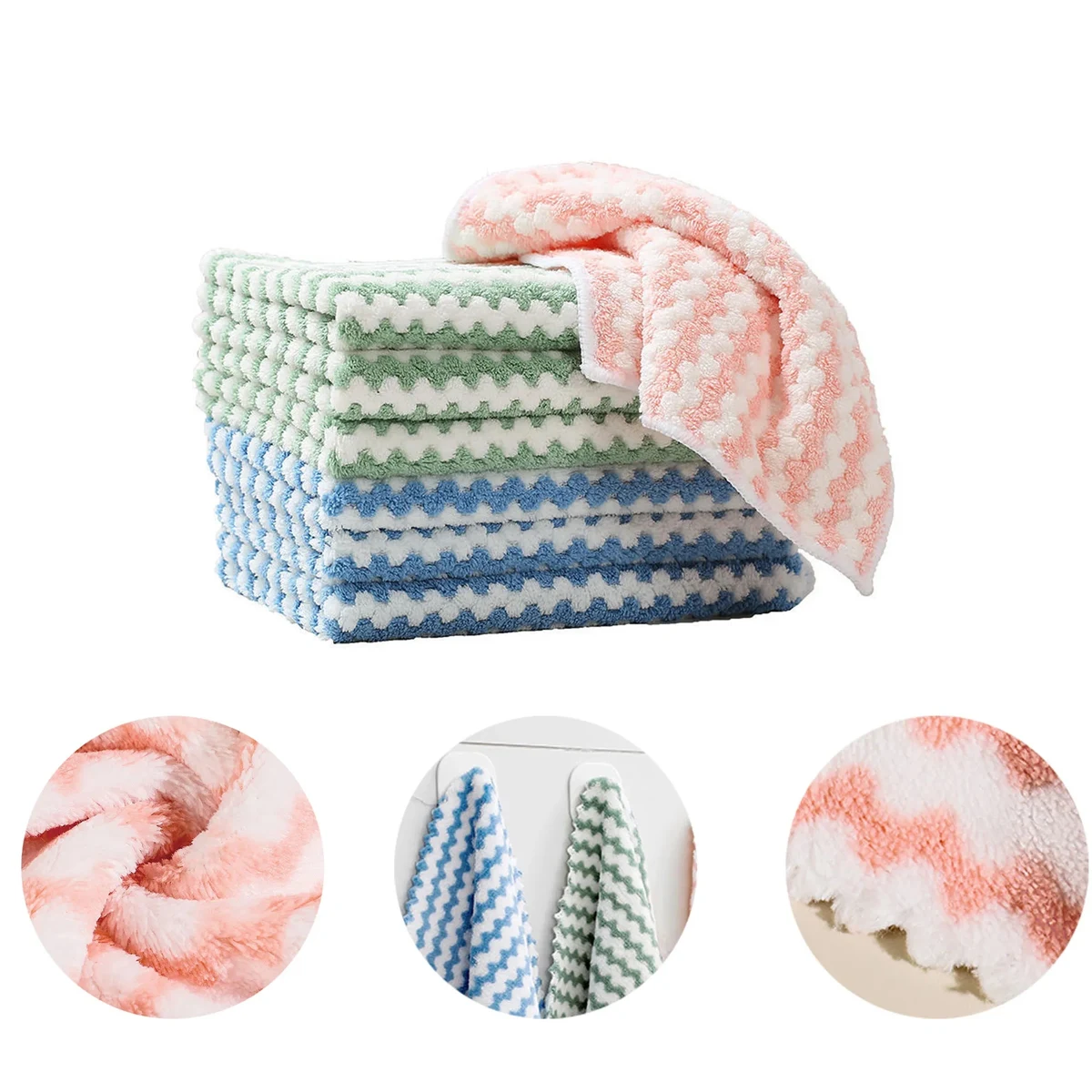 Eco-Friendly Kitchen Towels With Logo For Kitchen, Washing 1