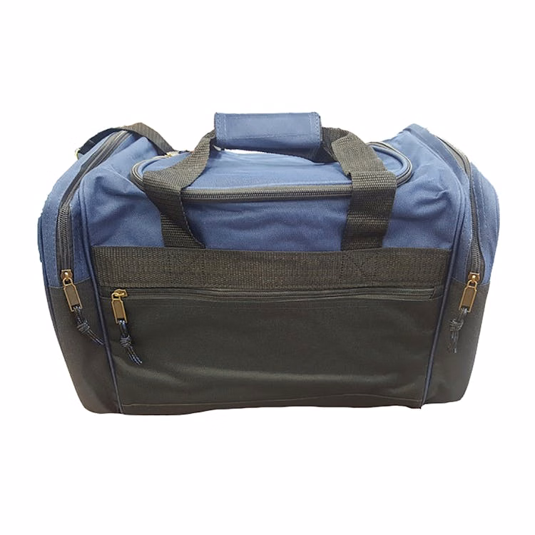 17" Duffel Bags - Navy with Black