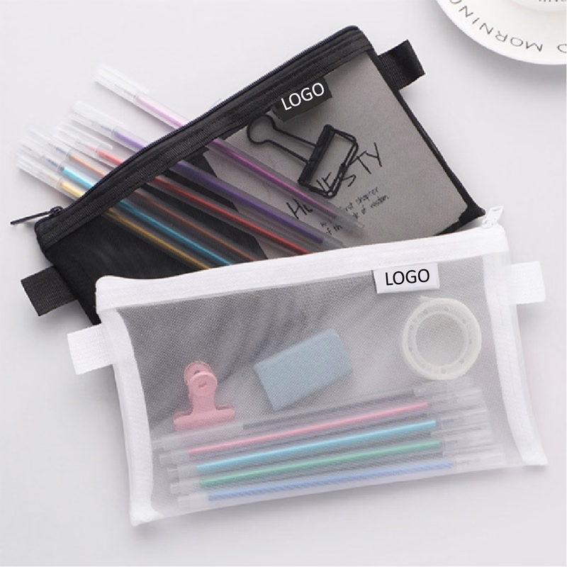 Back To School Mesh Pencil Case