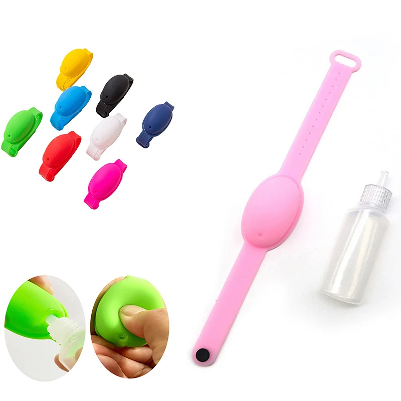 Hand Sanitizer Silicone Dispenser Bracelets 1