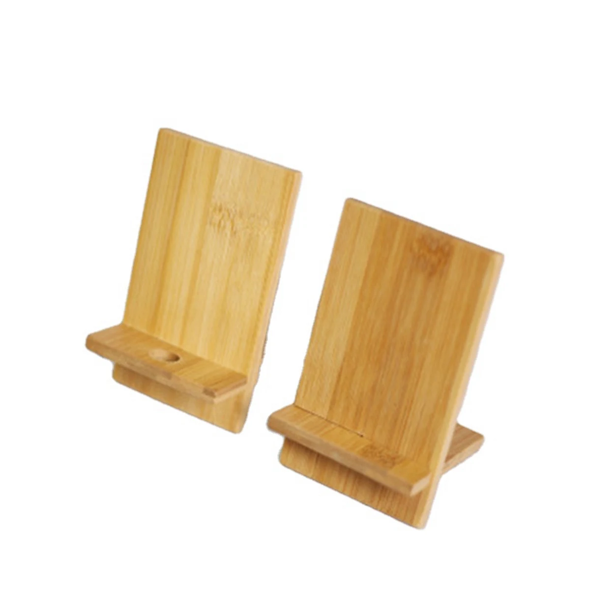 Bamboo mobile phone holder 1
