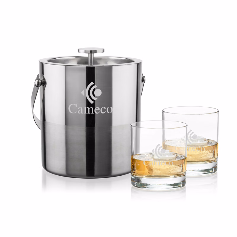 Catania Ice Bucket & Aristocrat On-the-Rocks Set