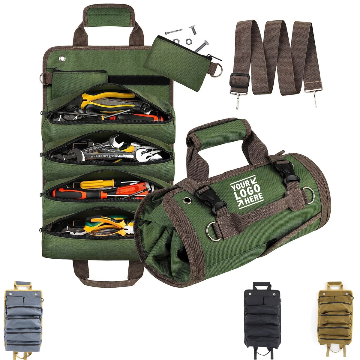 Tool Organizer Roll Up Bag 1