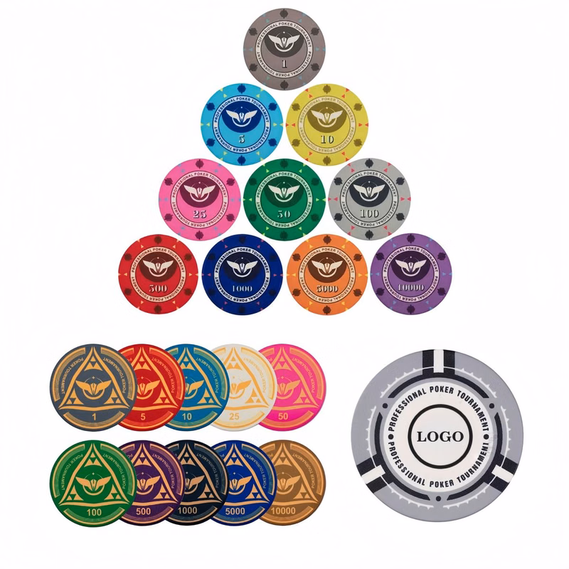Customized Ceramic Poker Chip Coins